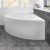 Signature Cove Double Ended Corner Bath 1350mm x 1350mm (inc Panel)