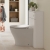 Signature Lucille Back to Wall WC Toilet Unit 550mm Wide - Matt White | Thumbnail Image