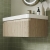 Signature Lucille Wall Hung 1-Drawer Vanity Unit with Basin 500mm Wide - Textured Oak