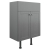 Signature Malmo Floor Standing 2-Door Vanity Unit 600mm Wide - Grey Ash