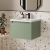 Signature Marshal Wall Hung 1-Drawer Vanity Unit with Basin 615mm Wide - Matt Willow Green
