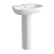 Signature Maya Basin and Full Pedestal 600mm Wide - 1 Tap Hole
