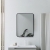 Signature Olivia Rectangular Bathroom Mirror 800mm H x 600mm W - Matt Black