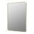 Signature Olivia Rectangular Bathroom Mirror 800mm H x 600mm W - Brushed Brass