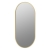 Signature Olivia Oblong Bathroom Mirror 800mm H x 400mm W - Brushed Brass