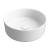 Signature Olmec Round Countertop Basin with Unslotted Waste 360mm Wide 0 Tap Hole - Matt Light Grey