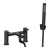 Signature Onyx Bath Shower Mixer Tap with Shower Kit - Matt Black