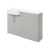 Signature Oslo LH Combination Unit with Basin 1242mm Wide - Light Grey Gloss