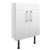 Signature Oslo Floor Standing 2-Door Slim Vanity Unit 600mm Wide - White Gloss