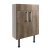 Signature Oslo Floor Standing 2-Door Slim Vanity Unit 600mm Wide - Nebraska Oak