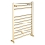 Signature Paragon Straight Heated Towel Rail 800mm H x 500mm W - Brushed Brass