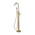 Signature Sail Freestanding Bath Shower Mixer Tap with Shower Kit - Brushed Brass