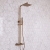 Signature React Square Thermostatic Bar Mixer Shower with Shower Kit + Fixed Head - Brushed Bronze | Thumbnail Image