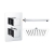 Signature React Thermostatic Dual Concealed Mixer Shower with Fixed Shower Head - Chrome