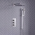 Signature React Thermostatic Triple Concealed Mixer Shower with Shower Kit + Fixed Shower Head - Chrome | Thumbnail Image