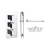 Signature React Thermostatic Triple Concealed Mixer Shower with Shower Kit + Fixed Shower Head - Chrome | Thumbnail Image