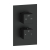 Signature React Thermostatic Dual Concealed Mixer Shower with Shower Kit + Fixed Shower Head - Matt Black | Thumbnail Image