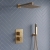 Signature React Thermostatic Dual Concealed Mixer Shower with Shower Kit + Fixed Shower Head - Brushed Brass | Thumbnail Image