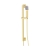 Signature Reflex Square Shower Slide Rail Kit with Single Function Handset - Brushed Brass