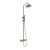 Signature Reflex Thermostatic Bar Mixer Shower with Shower Kit and Fixed Head - Brushed Bronze