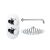 Signature Reflex Thermostatic Dual Concealed Mixer Shower with Fixed Shower Head - Chrome