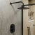 Signature Reflex Thermostatic Dual Concealed Mixer Shower with Fixed Shower Head - Matt Black | Thumbnail Image