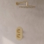 Signature Reflex Thermostatic Dual Concealed Mixer Shower with Fixed Shower Head - Brushed Brass | Thumbnail Image