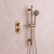 Signature Reflex Thermostatic Concealed Shower Valve with Adjustable Slide Rail Kit - Brushed Brass | Thumbnail Image