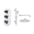 Signature Reflex Thermostatic Triple Concealed Mixer Shower with Shower Kit + Fixed Shower Head - Chrome | Thumbnail Image
