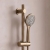 Signature Reflex Thermostatic Triple Concealed Mixer Shower with Shower Kit + Fixed Shower Head - Brushed Bronze | Thumbnail Image