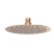 Signature Reflex Round Ultraslim Shower Head 200mm Diameter - Brushed Bronze