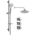 Signature Reform Round Triple Concealed Mixer Shower with Shower Kit + Fixed Head - Chrome