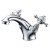 Signature Roma Basin Mixer Tap Dual Handle with Click Clack Waste - Chrome