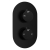 Signature Thermostatic Round 1 Outlet Concealed Shower Valve Dual Handle - Black