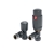 Signature Round Thermostatic Angled Radiator Valve Pair - Anthracite | Thumbnail Image