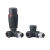 Signature Round Thermostatic Corner Radiator Valve Pair - Anthracite | Thumbnail Image