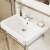 Signature Saga Basin with Chrome Washstand 610mm Wide - 1 Tap Hole