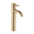 Signature Sail Mono Tall Basin Mixer Tap Single Handle - Brushed Brass