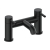 Signature Sail Bath Filler Tap Pillar Mounted - Matt Black