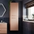 Signature Scribe 400mm Wall Hung 2-Door Tall Storage Unit | Thumbnail Image
