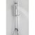 Signature Square Premium Shower Slide Rail Kit with Single Function Handset and Elbow - Chrome