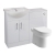 Signature Skyline Combination Furniture Pack with Semi-Recessed Basin and WC Unit - 1 Tap Hole