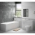Signature Skyline Complete Bathroom Furniture Suite with Single Ended 1700mm X 700mm Bath
