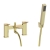 Signature Tilt Bath Shower Mixer Tap with Shower Kit and Bracket - Brushed Brass | Thumbnail Image