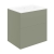 Signature Umea Wall Hung 2-Drawer Vanity Unit with Basin 610mm Wide - Matt Olive Green | Thumbnail Image