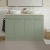 Signature Umea Floor Standing 4-Door Vanity Unit (No Top) 1180mm Wide - Matt Olive Green | Thumbnail Image