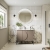 Signature Venice Floor Standing 2-Door Vanity Unit with 1TH Basin 1000mm Wide - Matt Taupe | Thumbnail Image