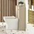 Signature Verge Back to Wall WC Toilet Unit 503mm Wide - Matt Cotton
