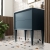 Signature Verge Wall Hung 2-Drawer Vanity Unit with Thin Edge Basin 615mm Wide 0TH - Matt Storm Blue | Thumbnail Image