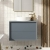 Signature Verge Wall Hung 2-Drawer Vanity Unit and Worktop 600mm Wide - Matt Storm Blue | Thumbnail Image